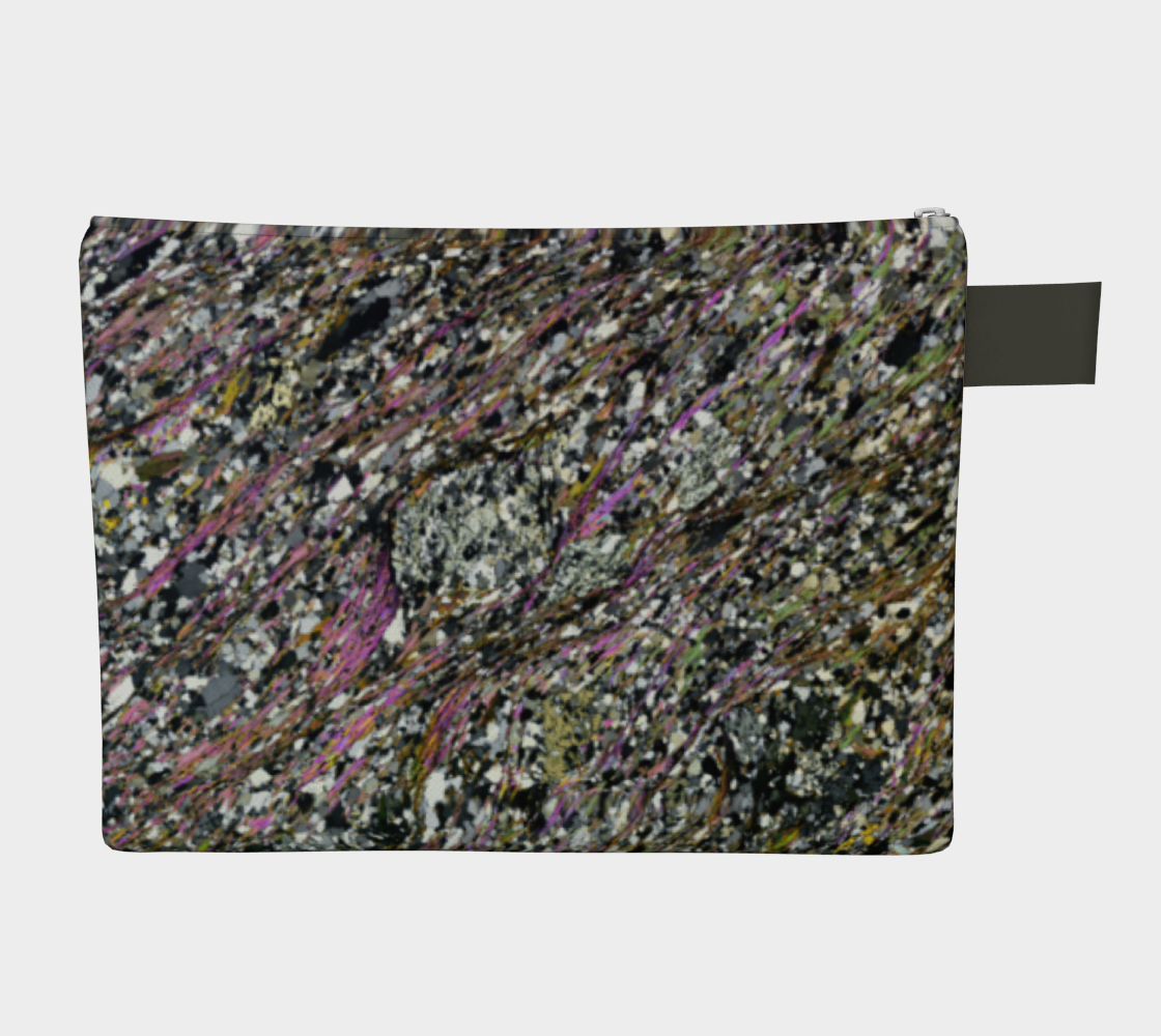 Pelitic Schist (Norumbega Fault System, Maine) zipper carry-all