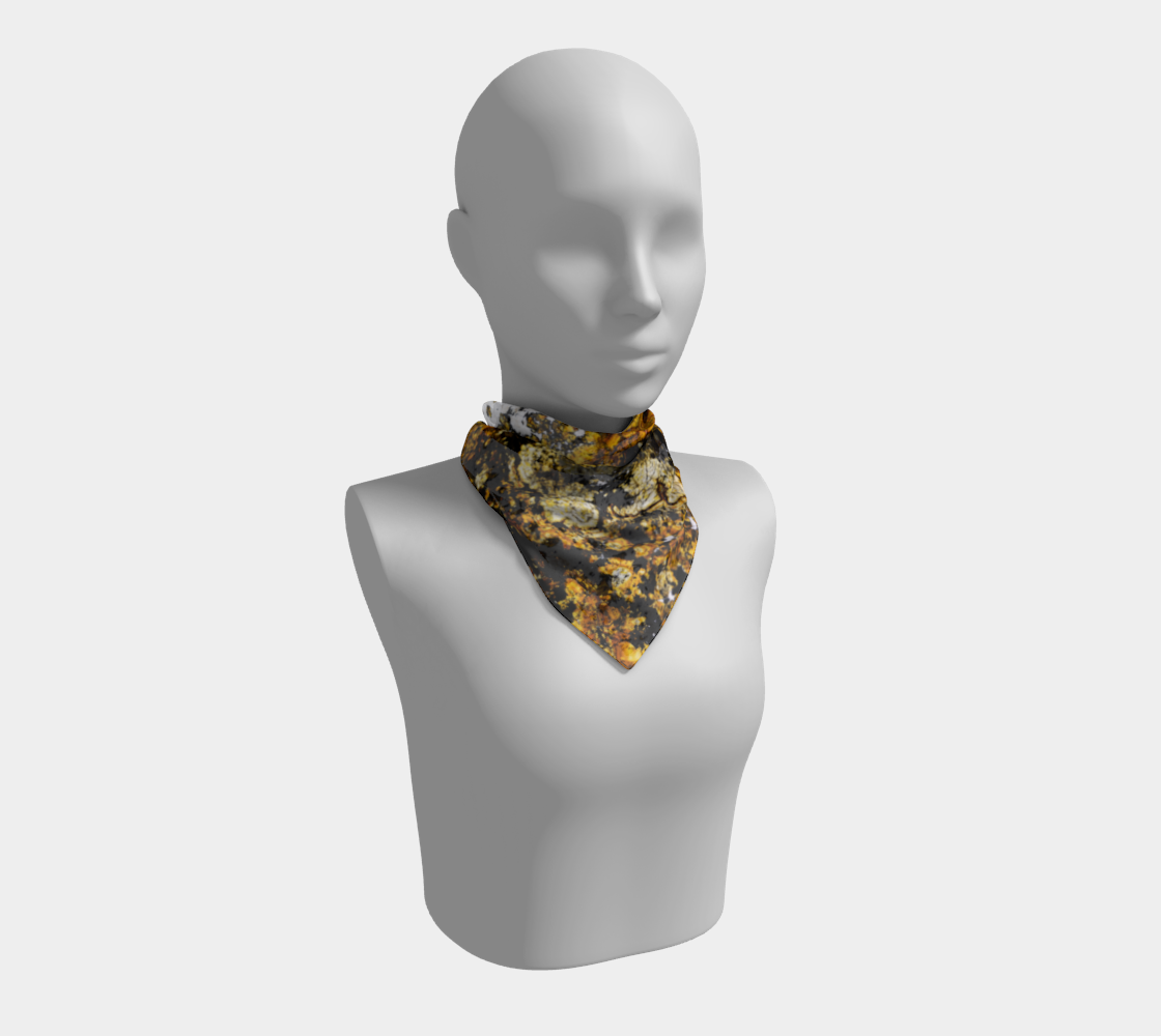 Sphalerite (Red Dog Mine, AK) square scarf