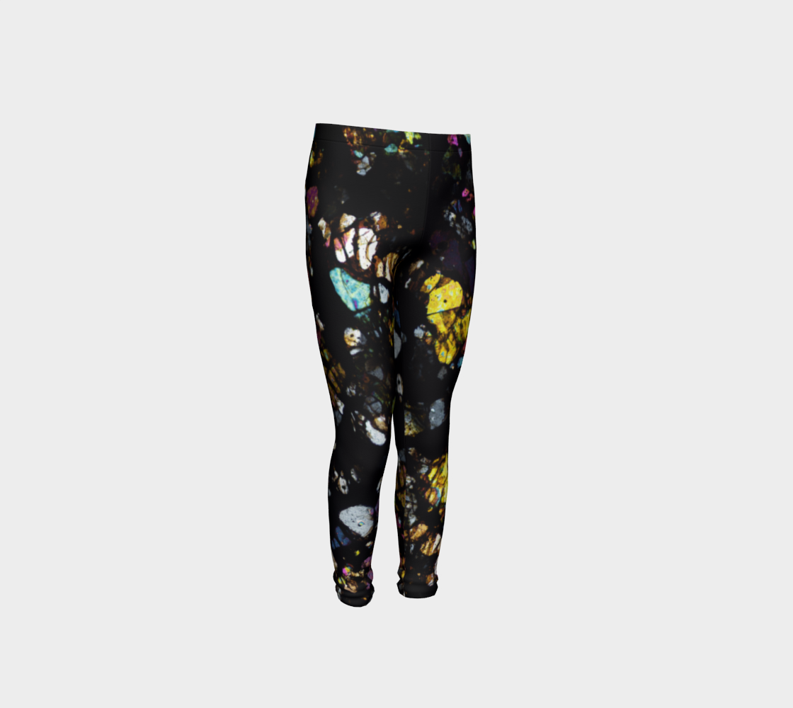 Campo del Cielo Iron Meteorite youth leggings