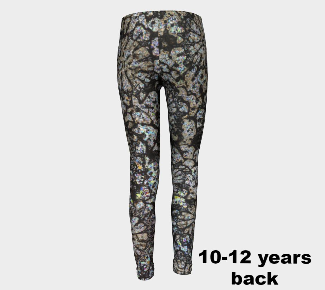 Fossil Coral youth leggings