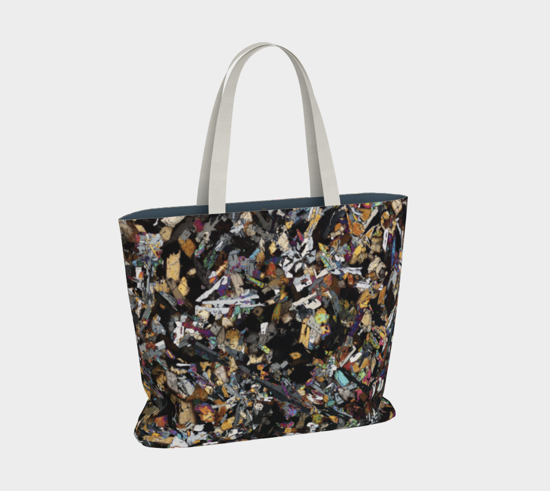 D'Orbigny Angrite Achondrite Meteorite large tote bag