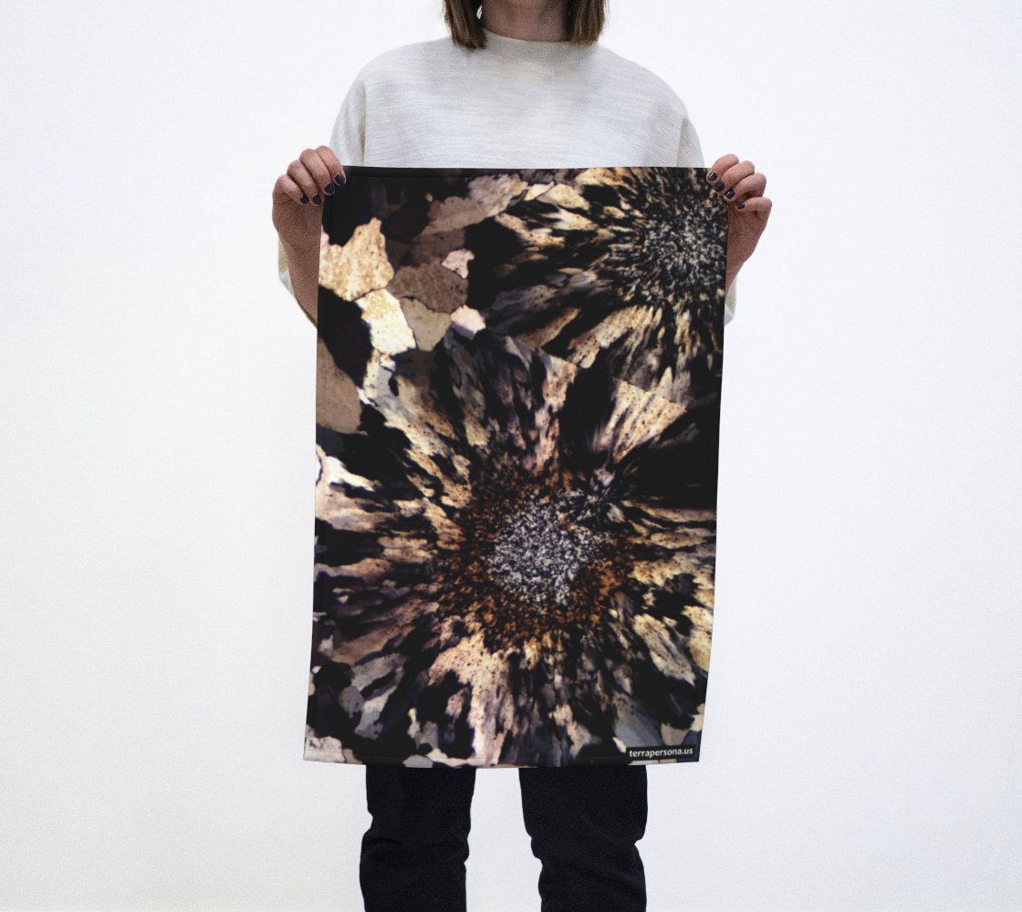 Ocean Jasper 'Quartz Totality' tea towel