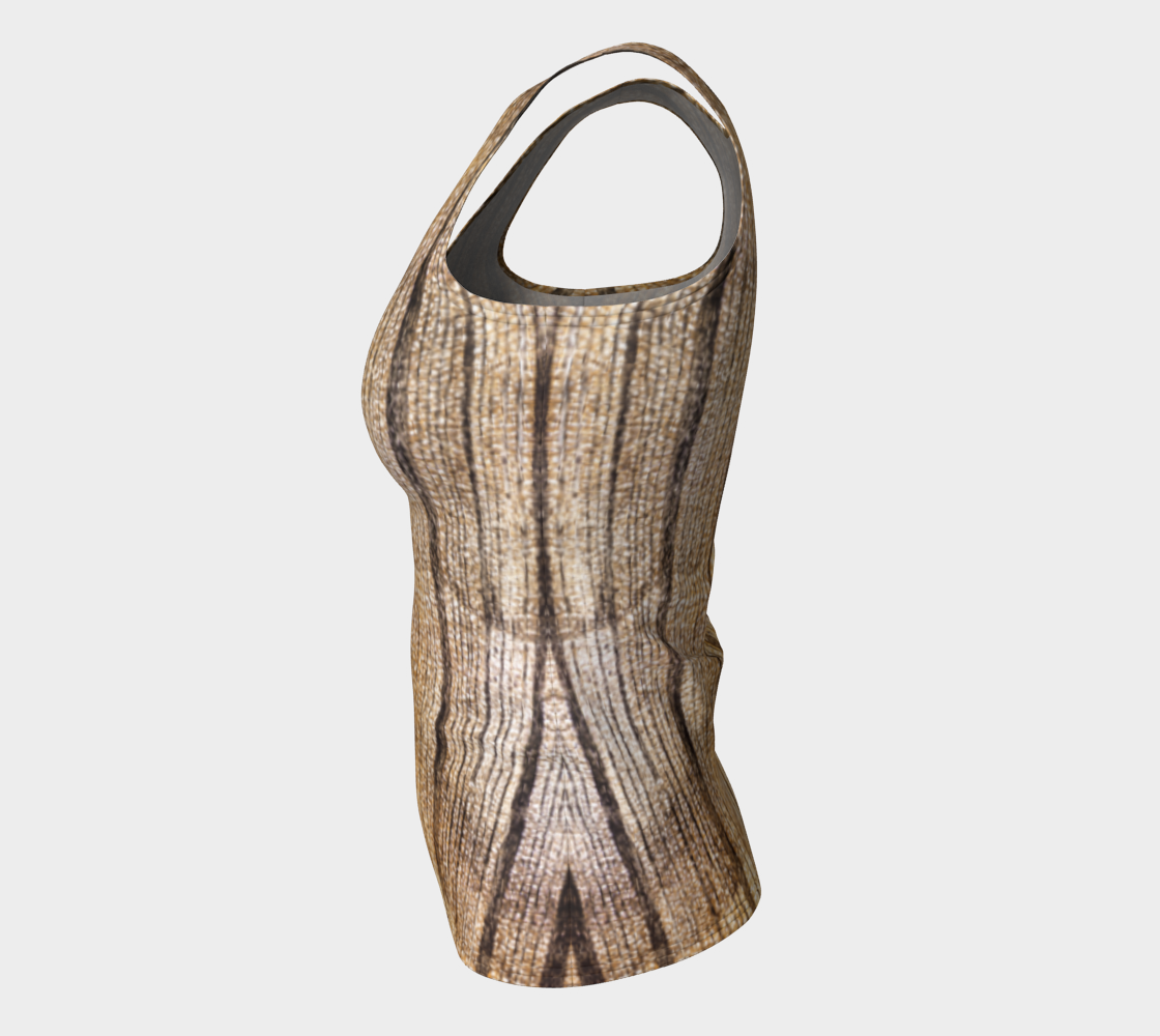 Petrified Wood 'Madera' fitted tank top