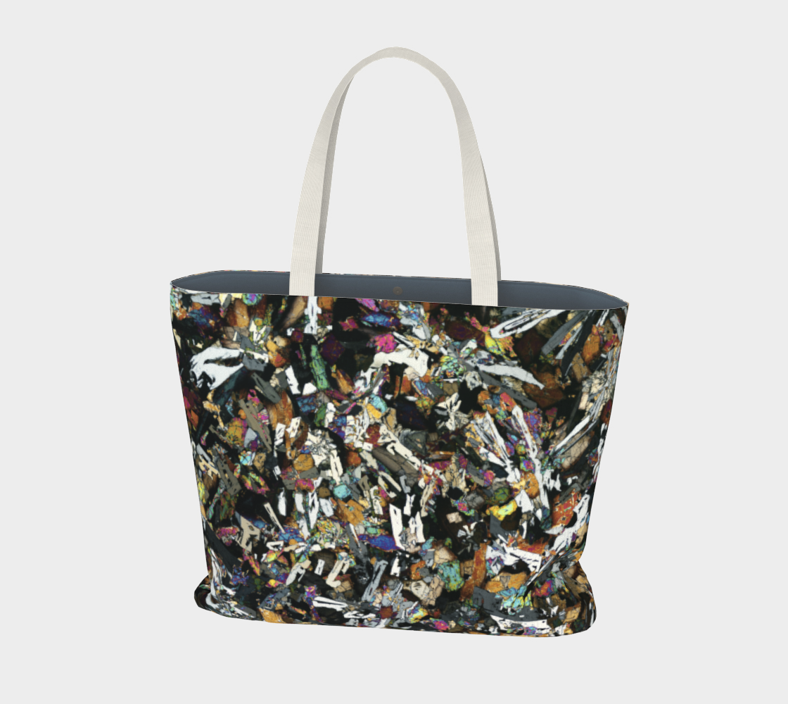 D'Orbigny Angrite Achondrite Meteorite large tote bag