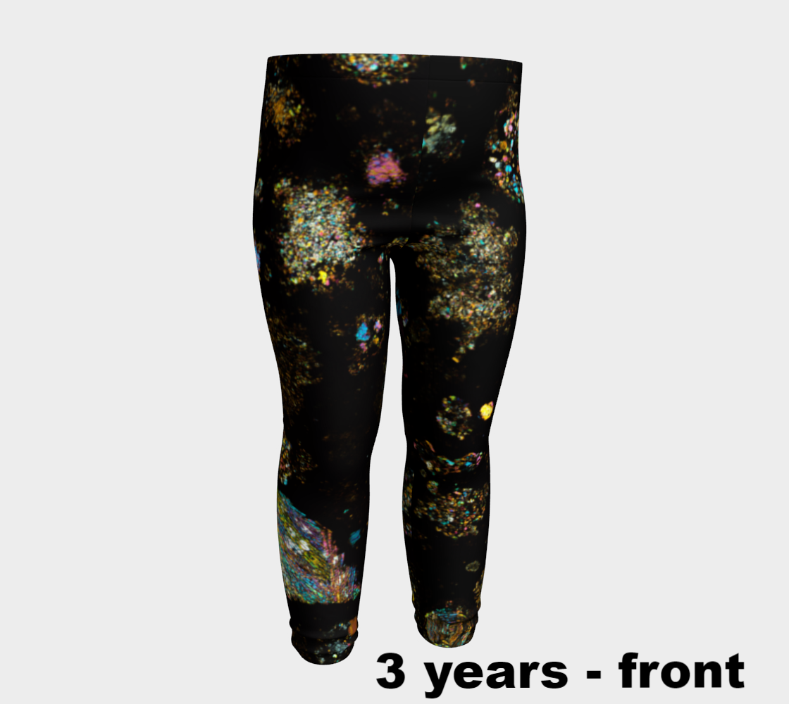 NWA 3118 Carbonaceous Chondrite Meteorite baby leggings