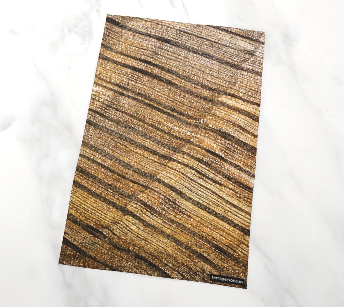 Petrified Wood ‘Madera’ tea towel