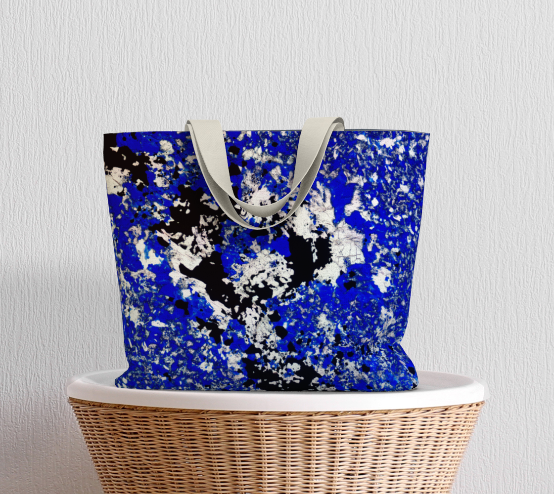 Lapis Lazuli 'Fresco' large tote bag