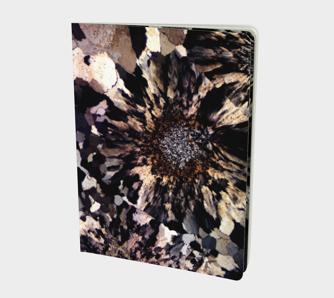 Ocean Jasper ‘Quartz Totality’ softcover journal 7.25" x 10"