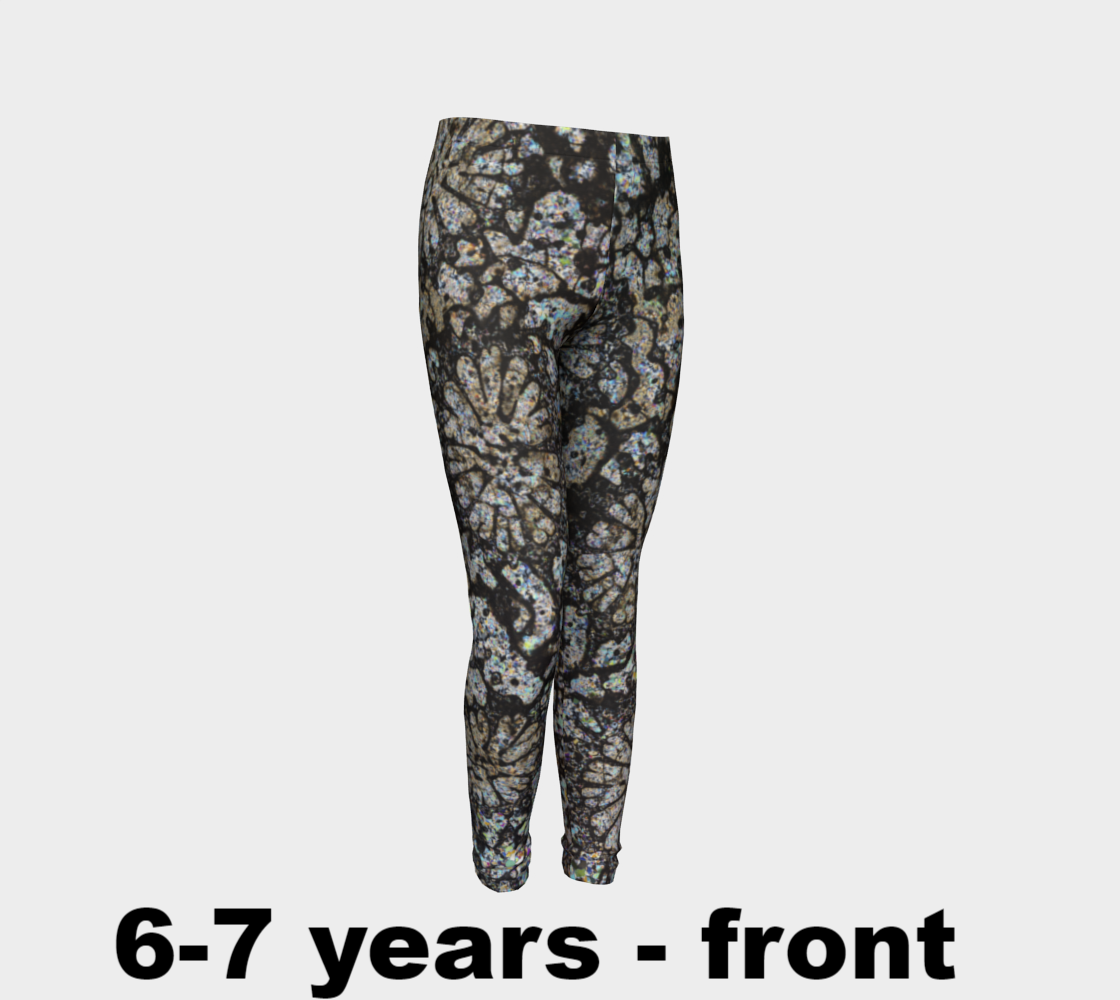 Fossil Coral youth leggings