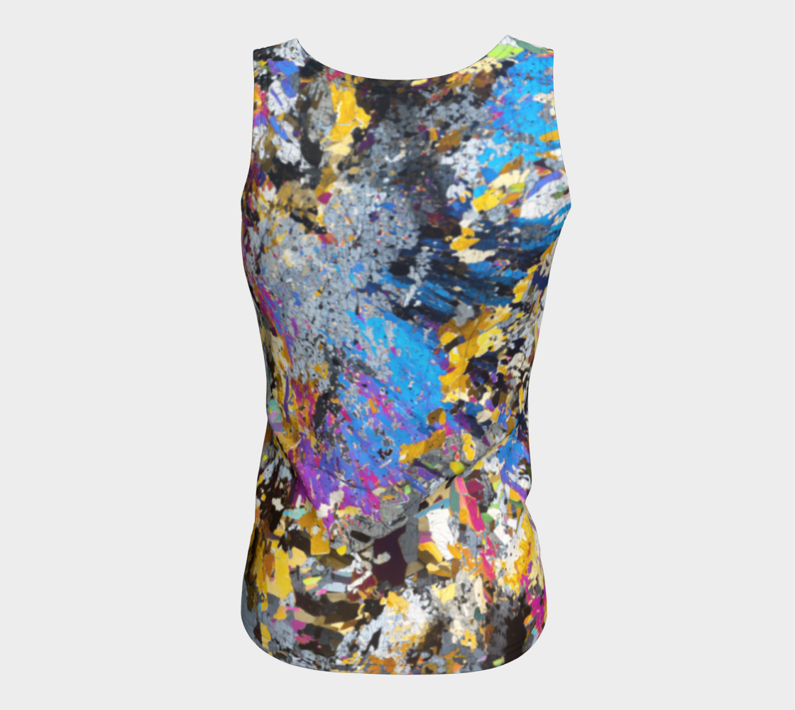 Sillimanite+Phlogopite Metapelite (Oygarden Group-Antarctica) fitted tank top