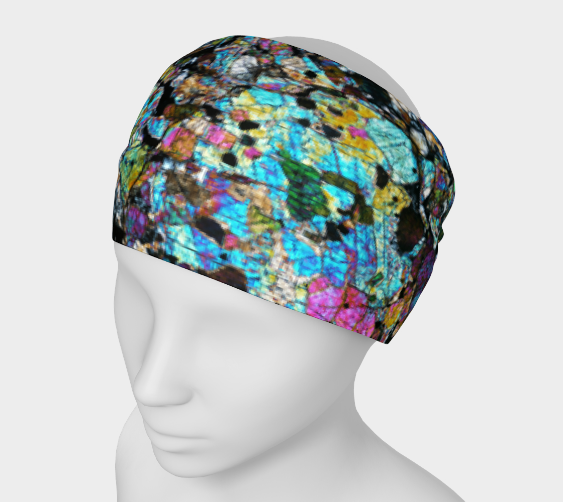 NWA 6950 Lunar Gabbro Meteorite headband