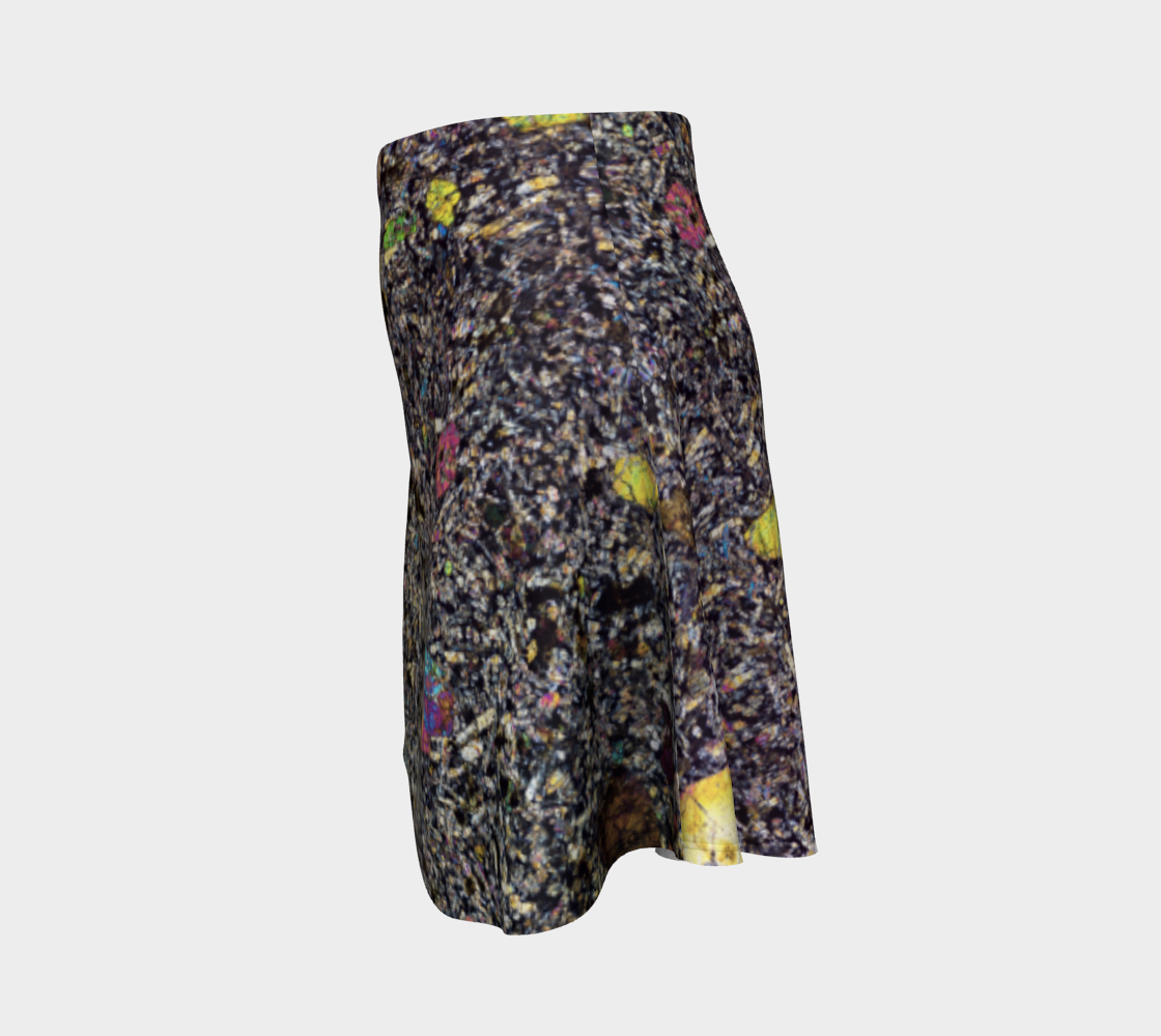 Sueilila 002 Martian Shergottite Meteorite flare skirt