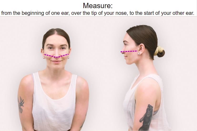 Tirhert Vestan Eucrite Meteorite face mask