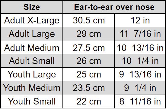 NWA 6950 Lunar Gabbro Meteorite face mask