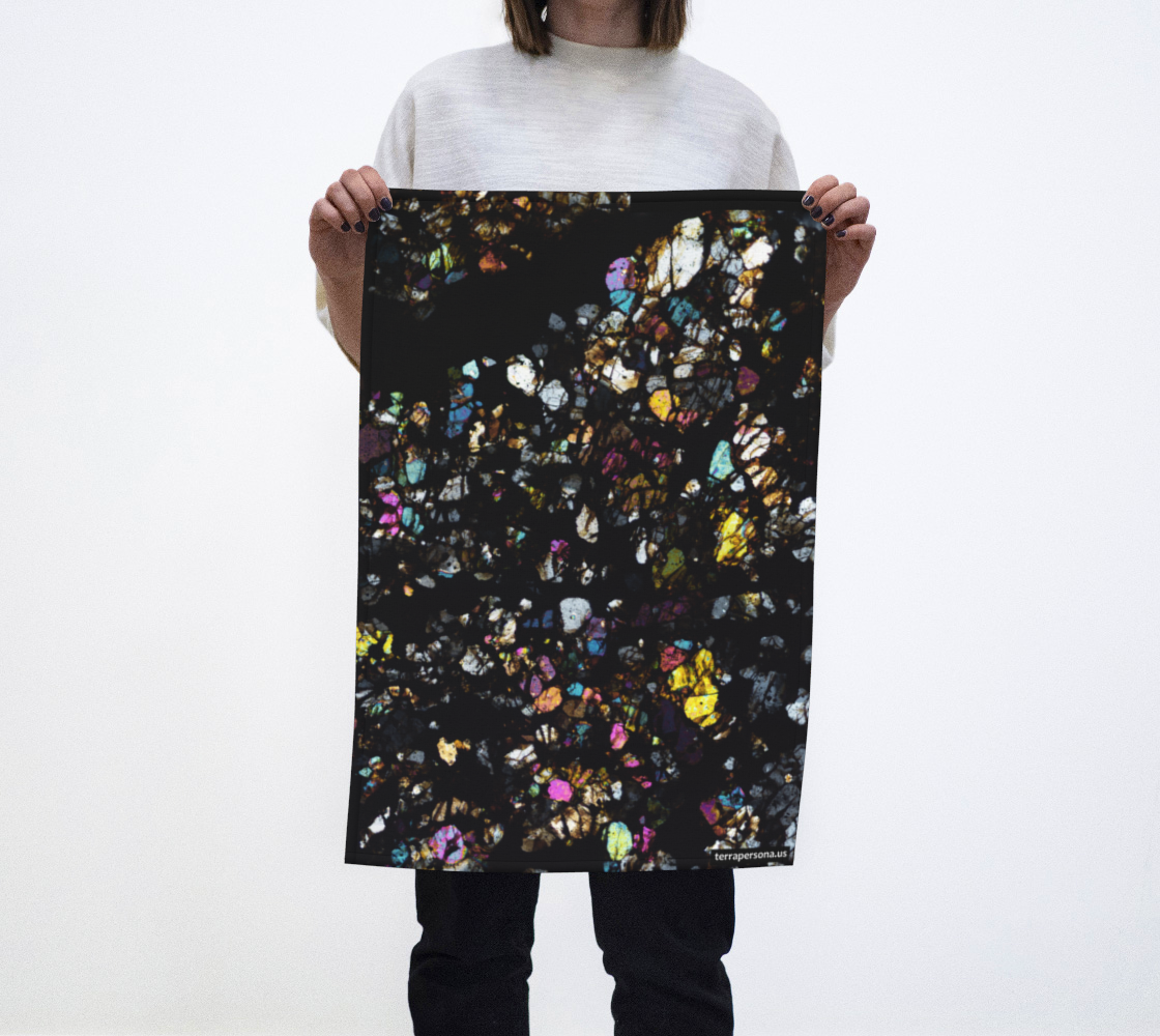 Campo del Cielo Iron Meteorite tea towel