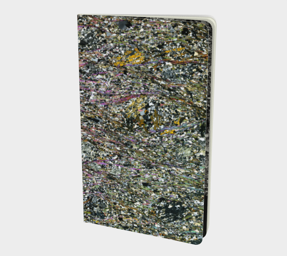 Pelitic Schist (Norumbega Fault System, Maine) softcover journal 5" x 8.25"