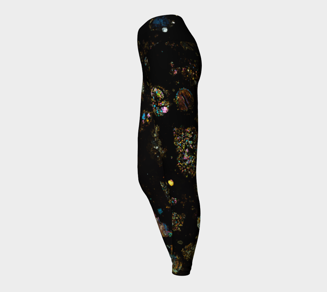 NWA 3118 Carbonaceous Chondrite Meteorite yoga leggings