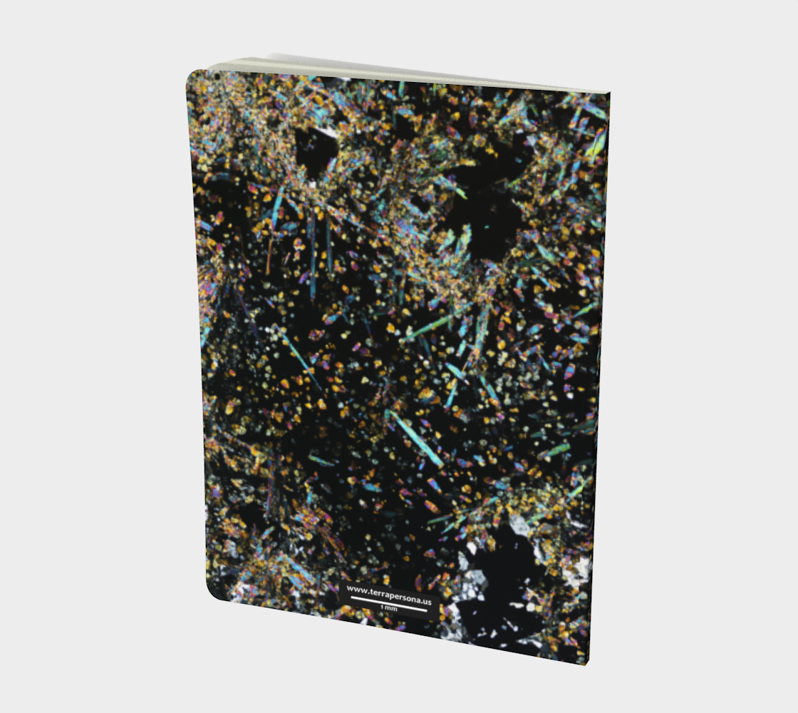 Tourmaline Breccia Pipe (Soledad project, Peru) softcover journal 7.25" x 10"