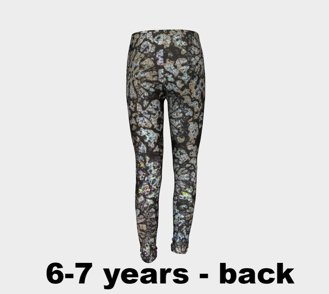 Fossil Coral youth leggings