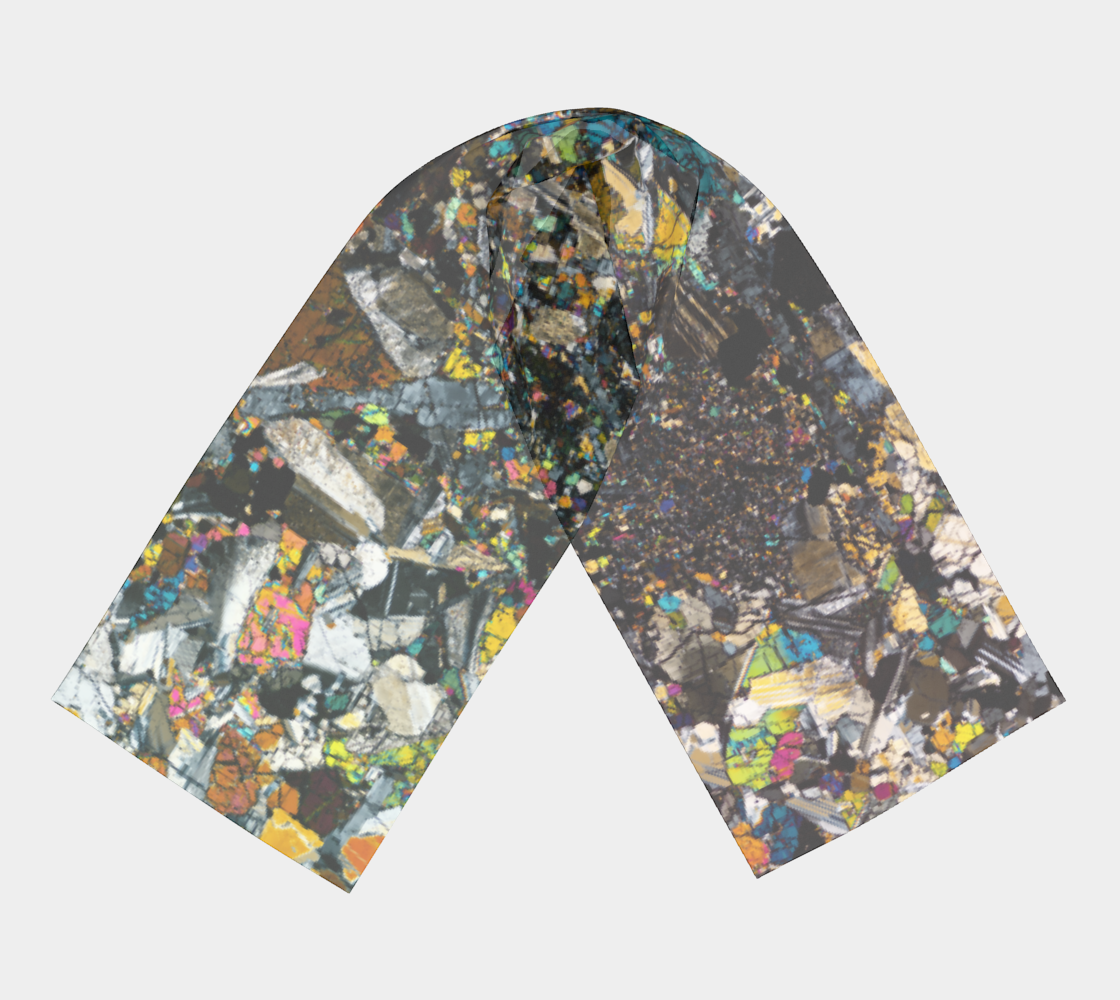Tirhert Vestan Eucrite Meteorite long scarf