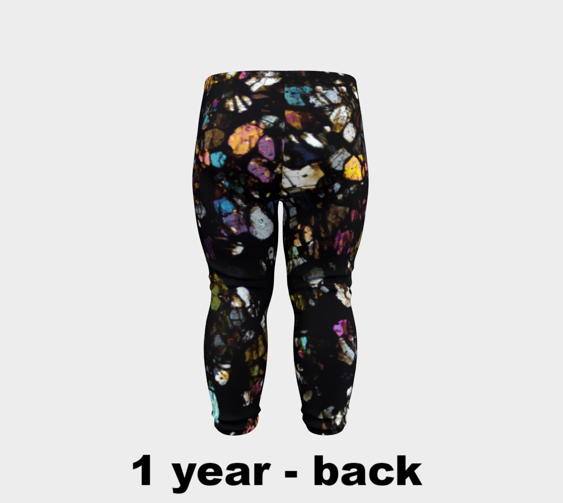 Campo del Cielo Iron Meteorite baby leggings