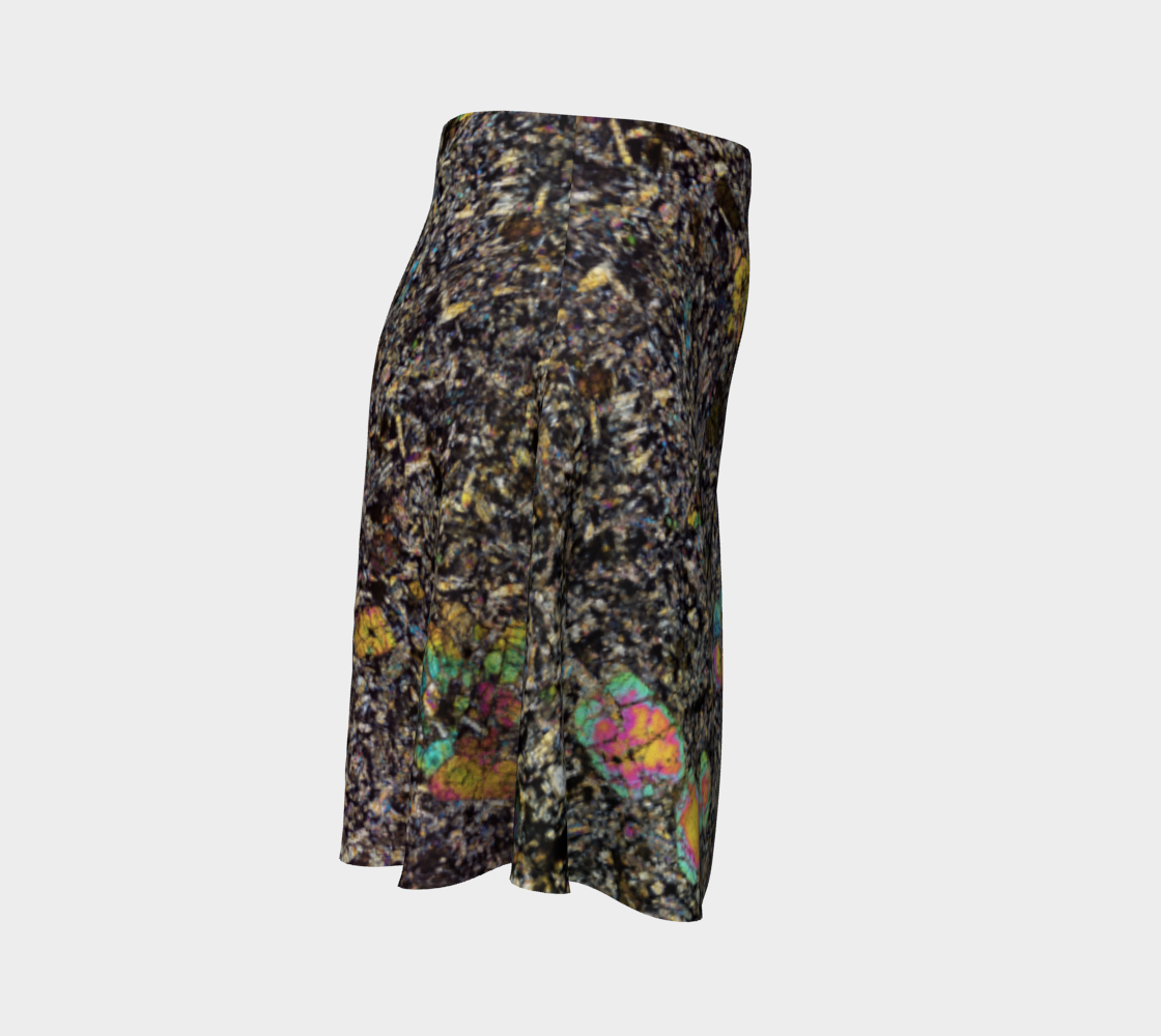 Sueilila 002 Martian Shergottite Meteorite flare skirt