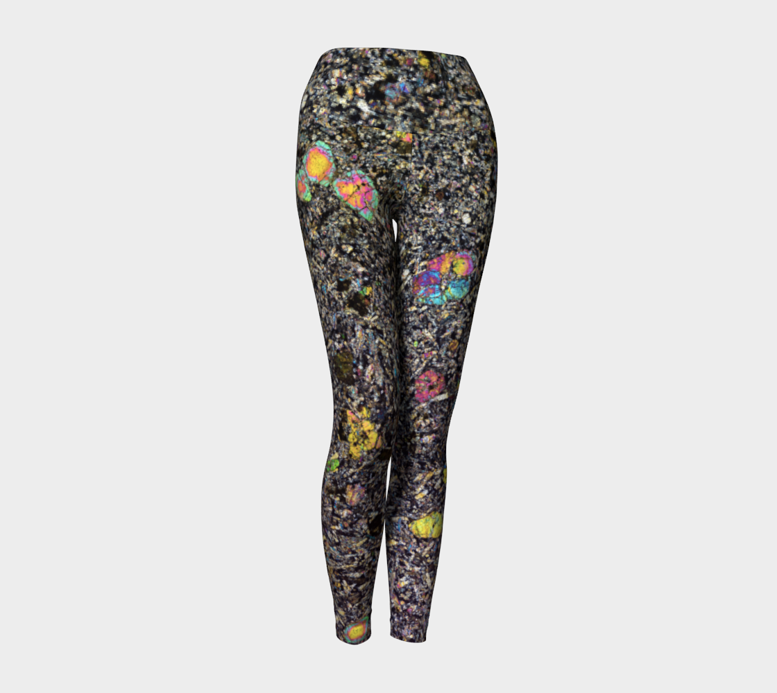 Sueilila 002 Martian Shergottite Meteorite yoga leggings