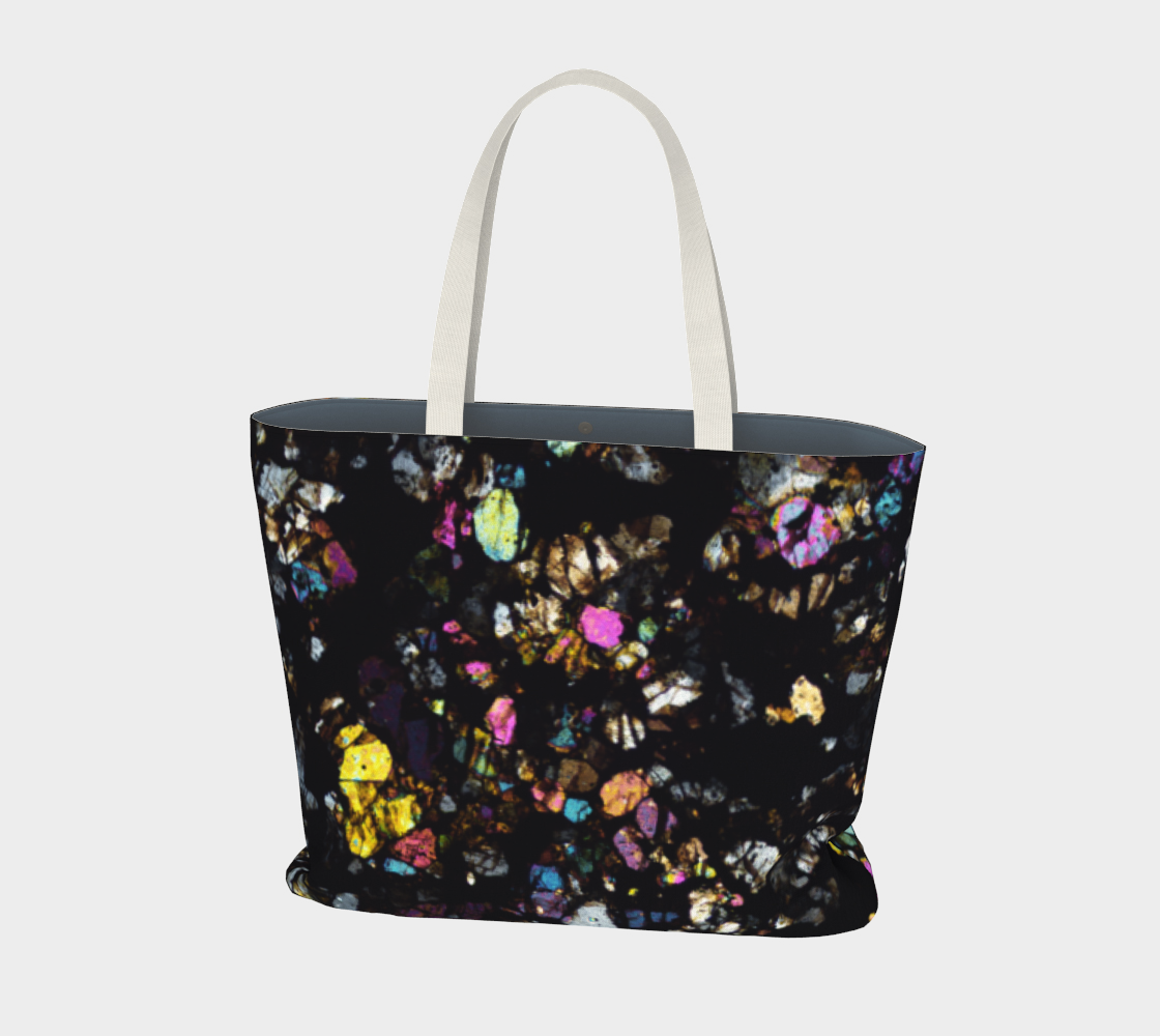 Campo del Cielo Iron Meteorite large tote bag