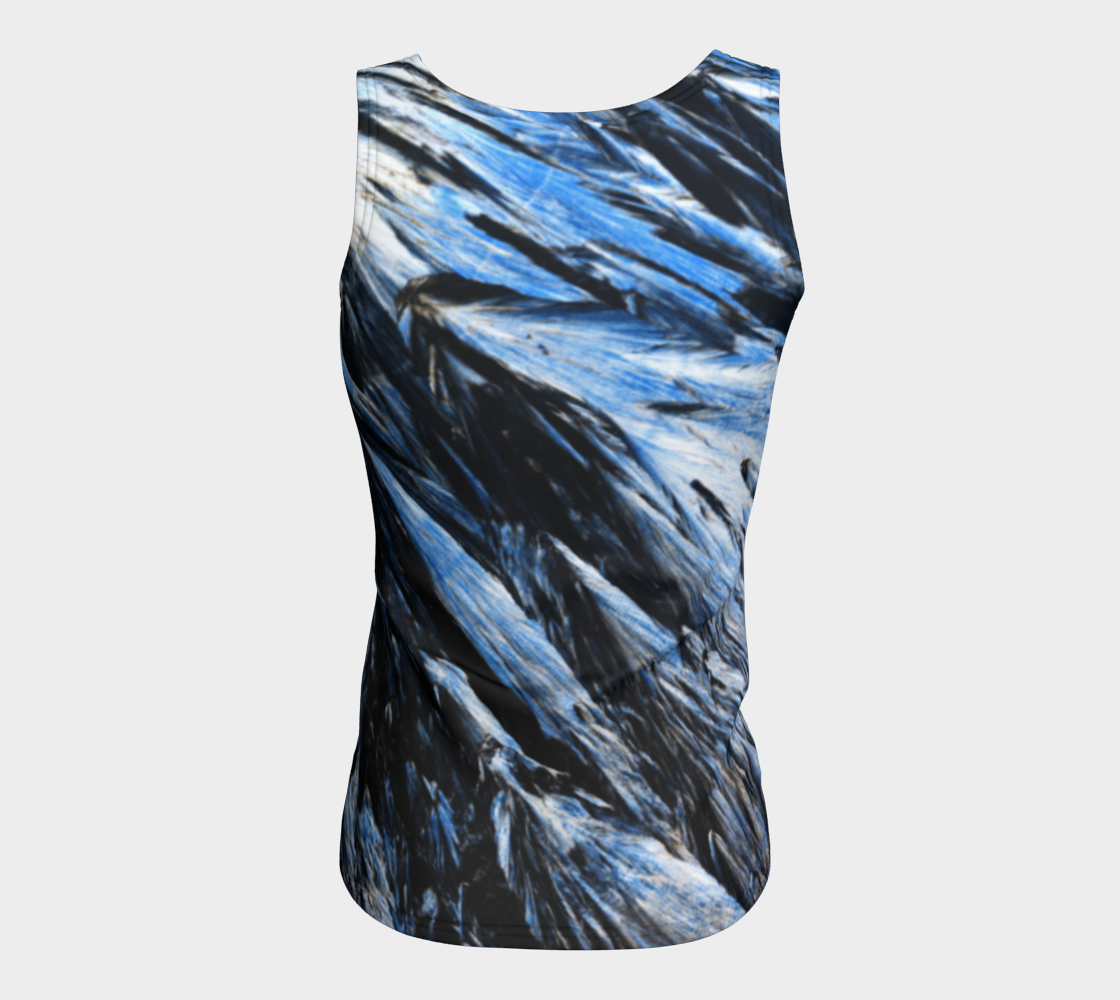 Seraphinite (Clinochlore) fitted tank top