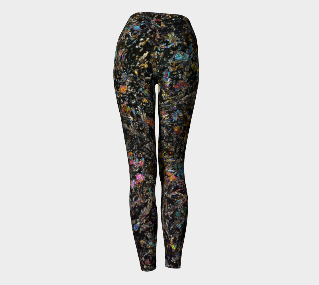 Dhofar 287 Lunar Basalt Meteorite yoga leggings