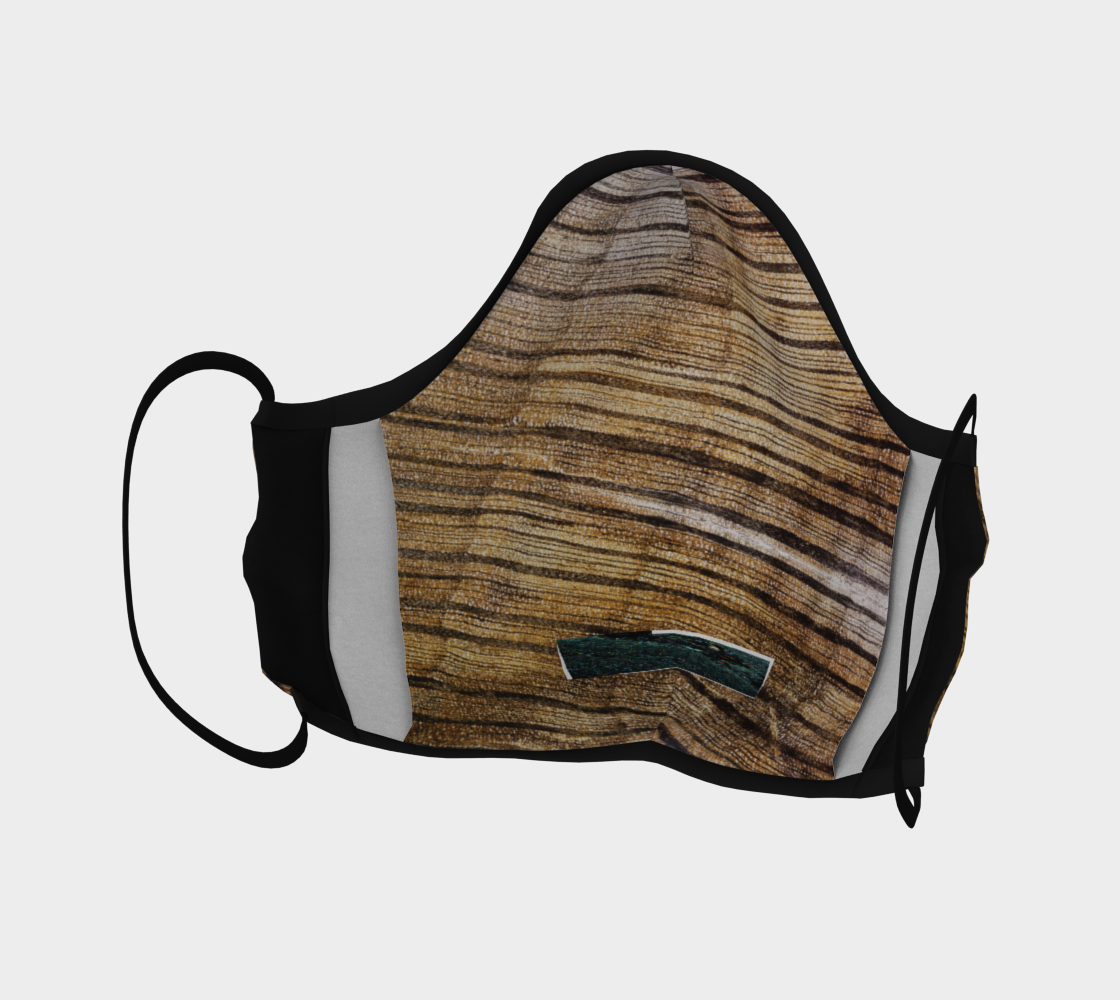 Petrified Wood 'Madera' face mask