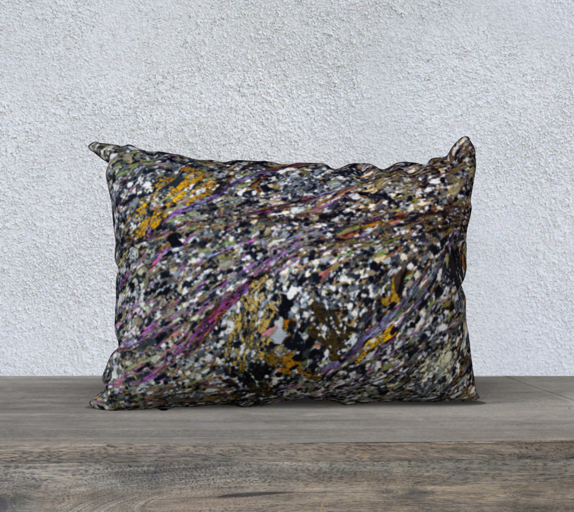 Pelitic Schist (Norumbega Fault System, Maine) 20"X14" pillow case