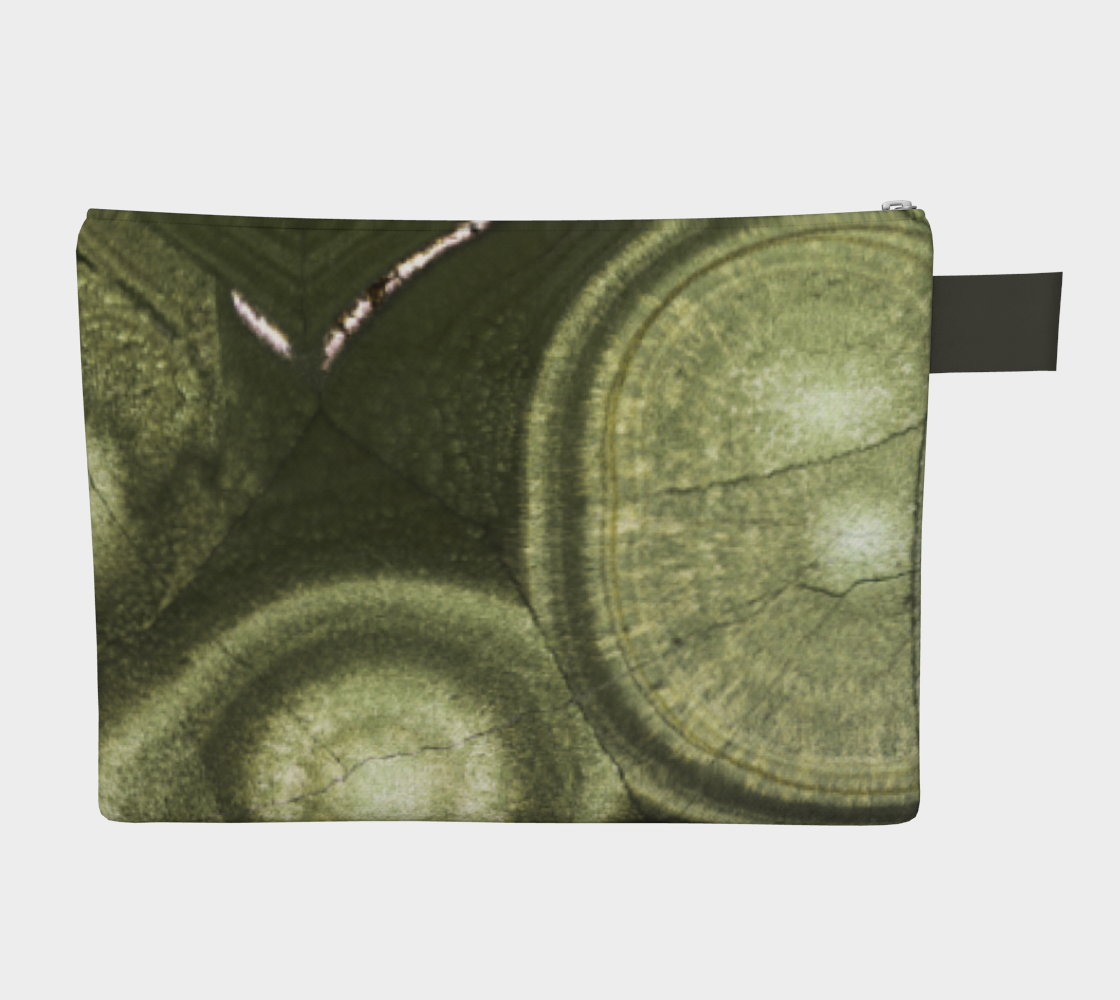 Malachite ‘Verde’ (Bisbee, AZ) zipper carry-all