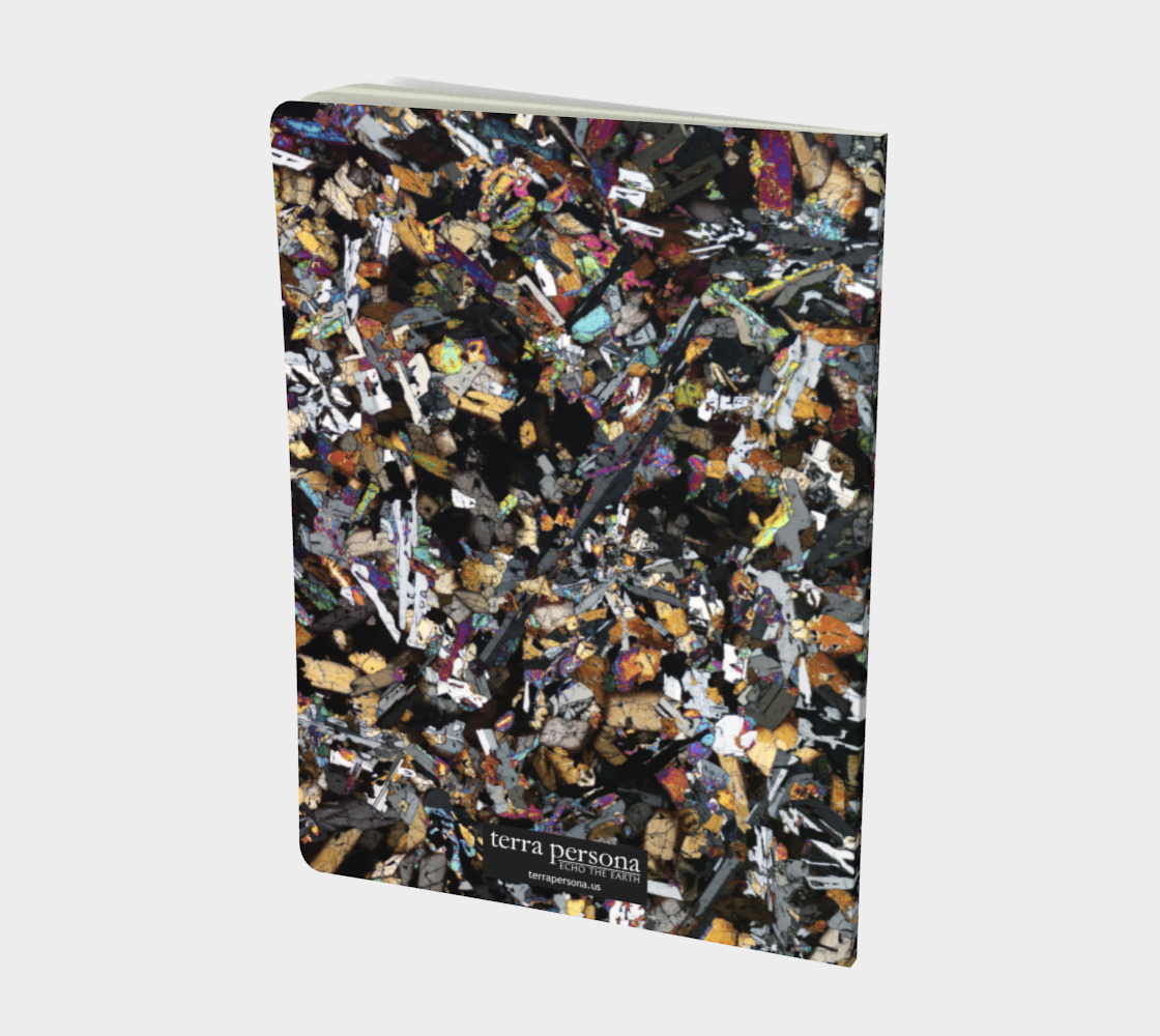 D'Orbigny Angrite Achondrite Meteorite softcover journal 7.25" x 10"