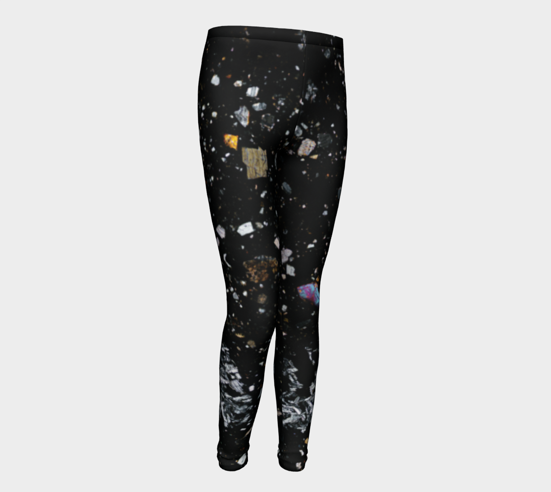 NWA 7034 ‘Black Beauty’ Martian Meteorite youth leggings