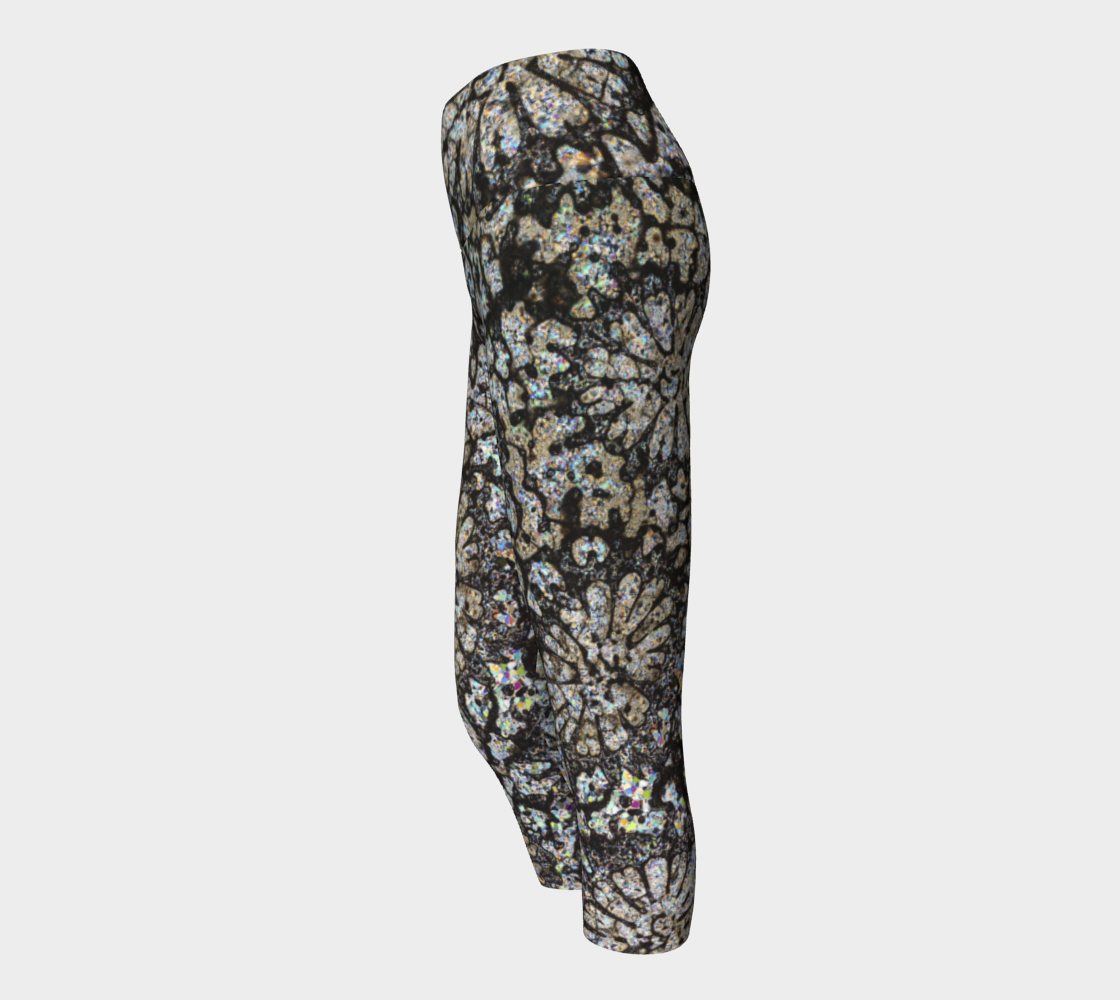 Fossil Coral yoga capris