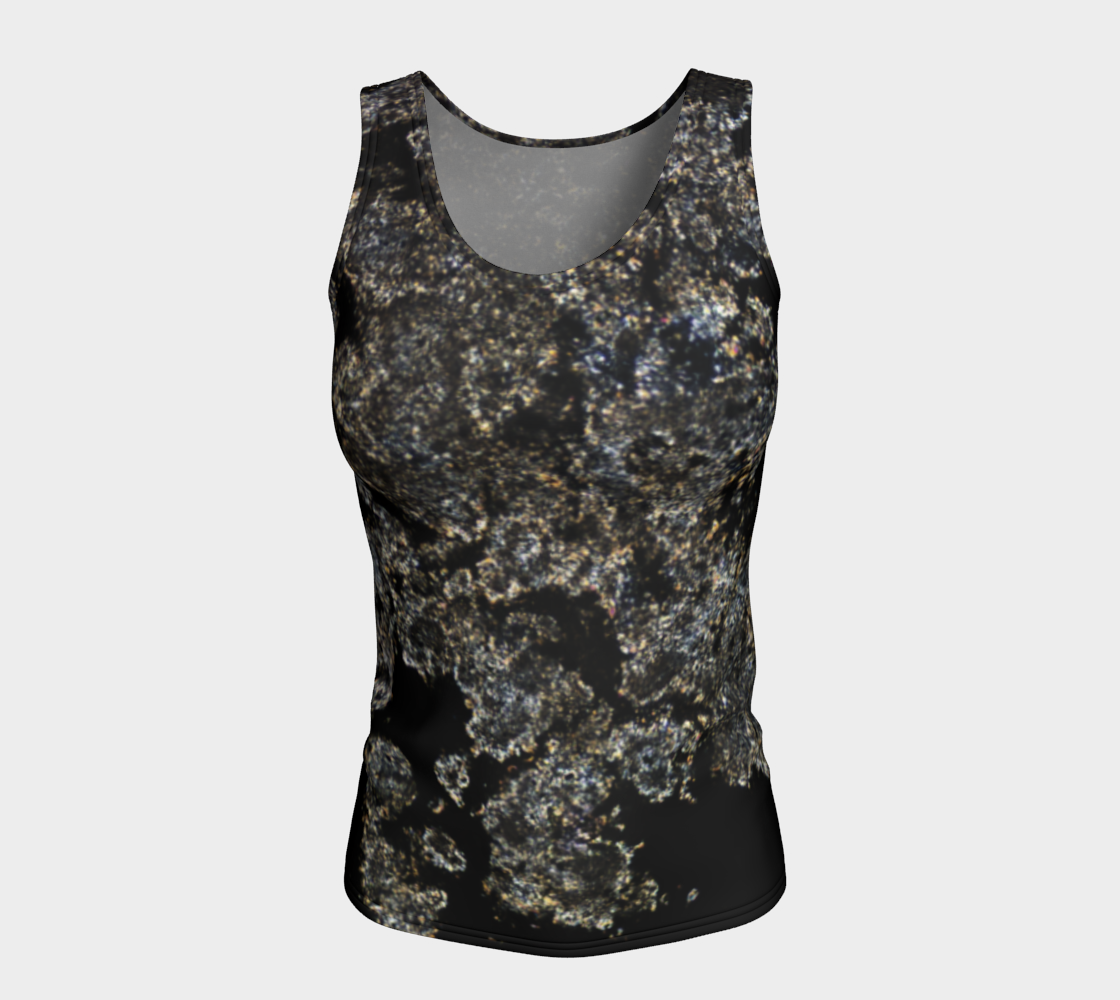 Allende Carbonaceous Chondrite Meteorite CAI fitted tank top