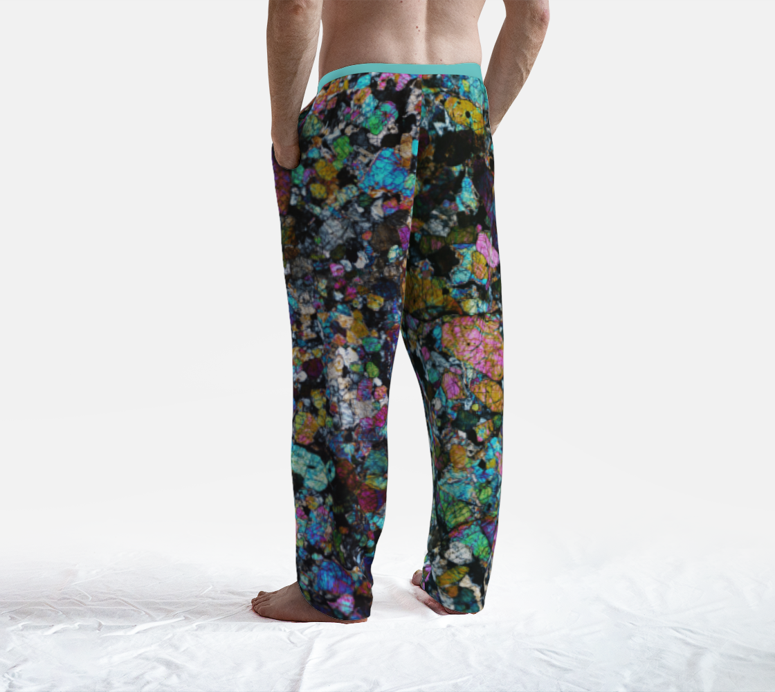 NWA 6950 Lunar Gabbro Meteorite unisex lounge pants