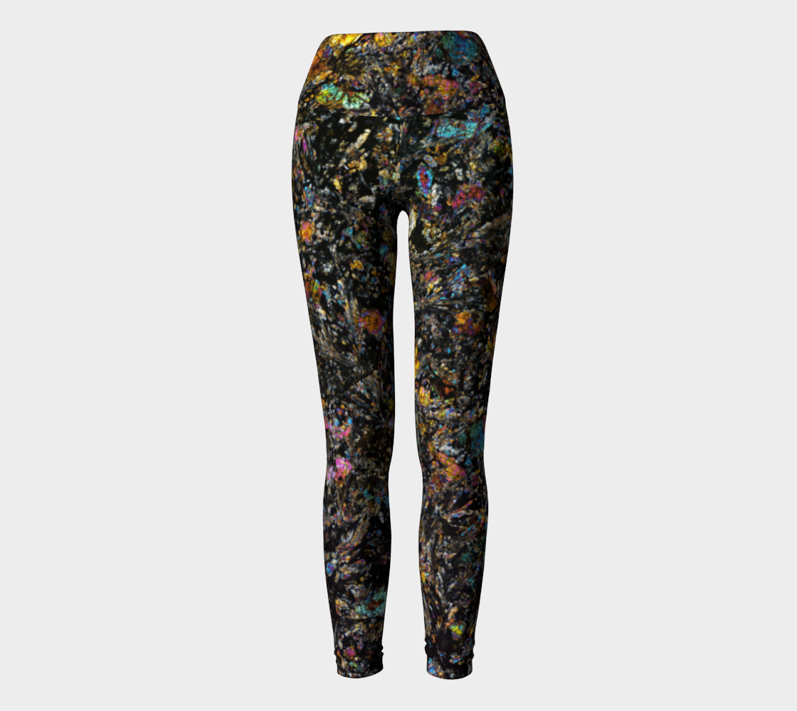 Dhofar 287 Lunar Basalt Meteorite yoga leggings