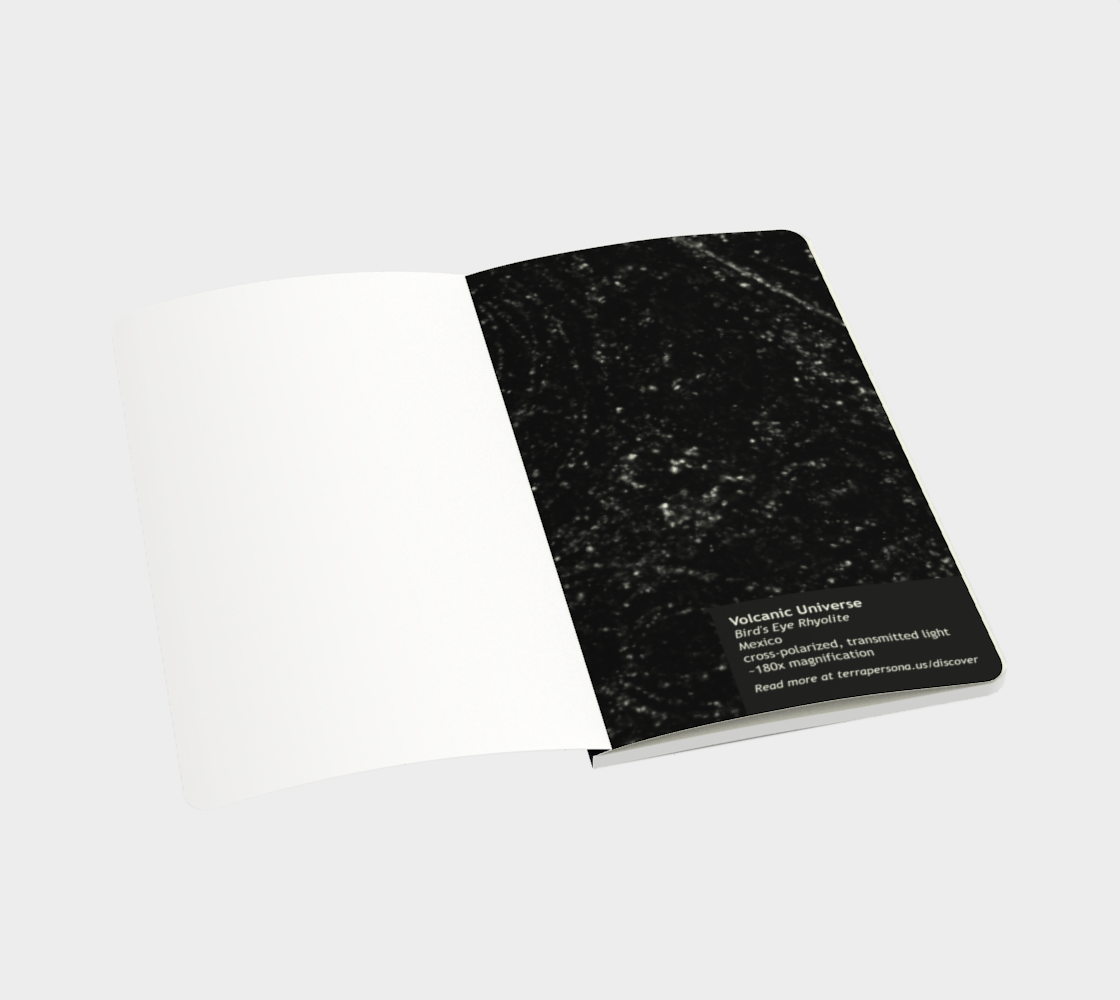 Bird's Eye Rhyolite 'Volcanic Universe' softcover journal 5" x 8.25"