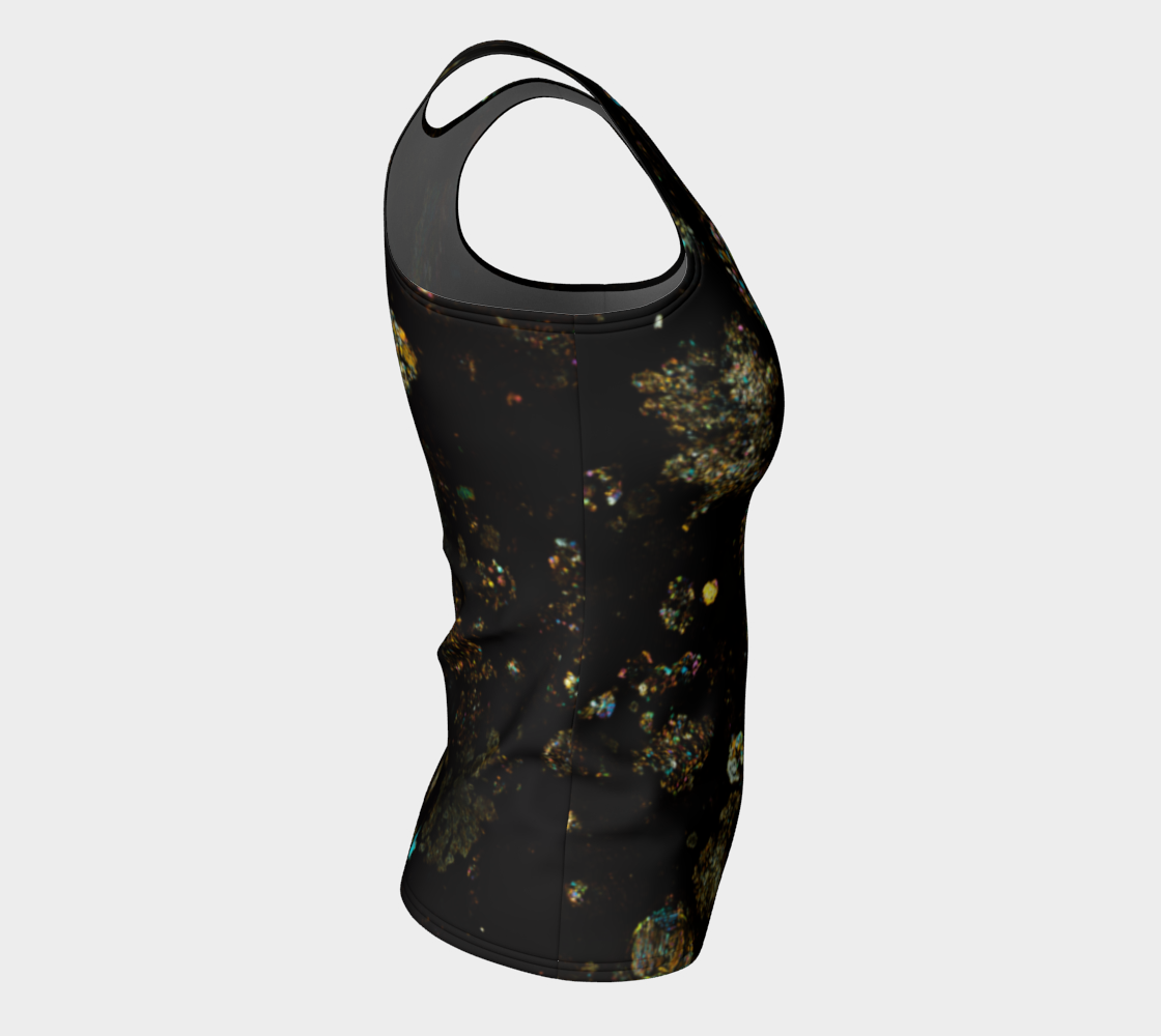 NWA 3118 Carbonaceous Chondrite Meteorite fitted tank top