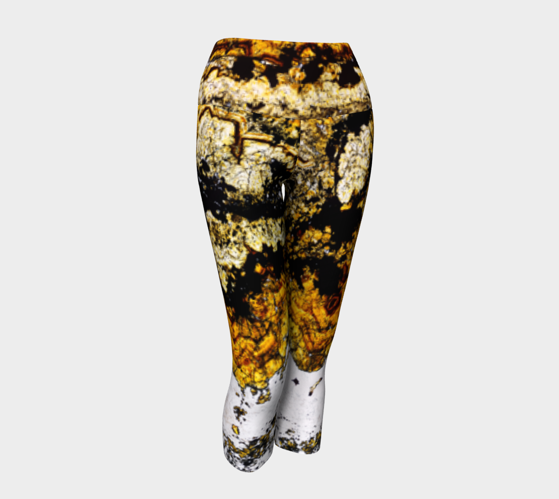 Sphalerite (Red Dog Mine, AK) yoga capris