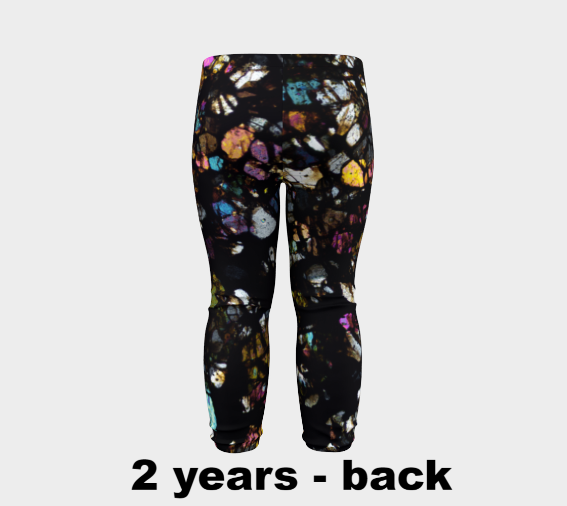 Campo del Cielo Iron Meteorite baby leggings