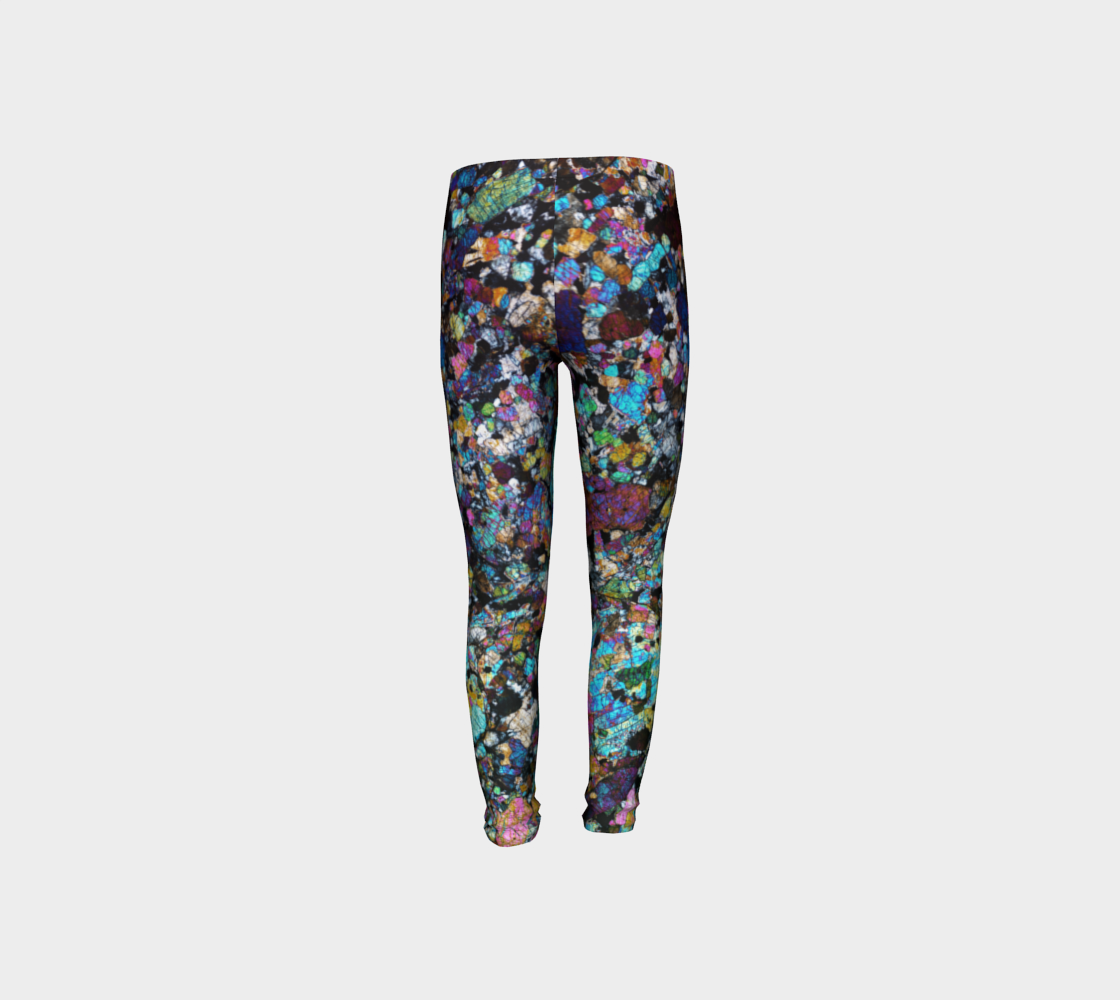 NWA 6950 Lunar Gabbro Meteorite youth leggings