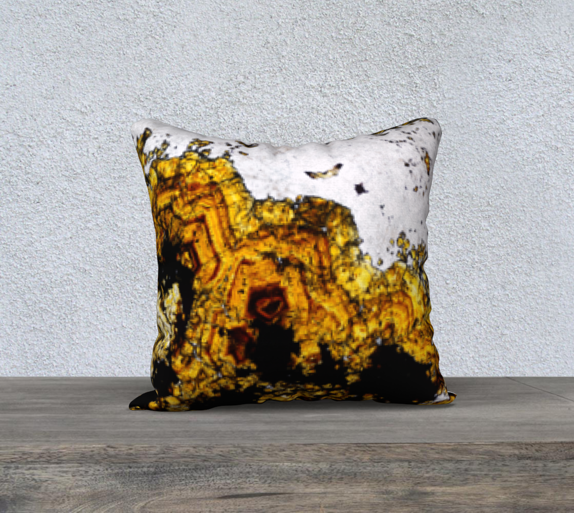 Sphalerite (Red Dog Mine, AK) 18"x18" pillow case