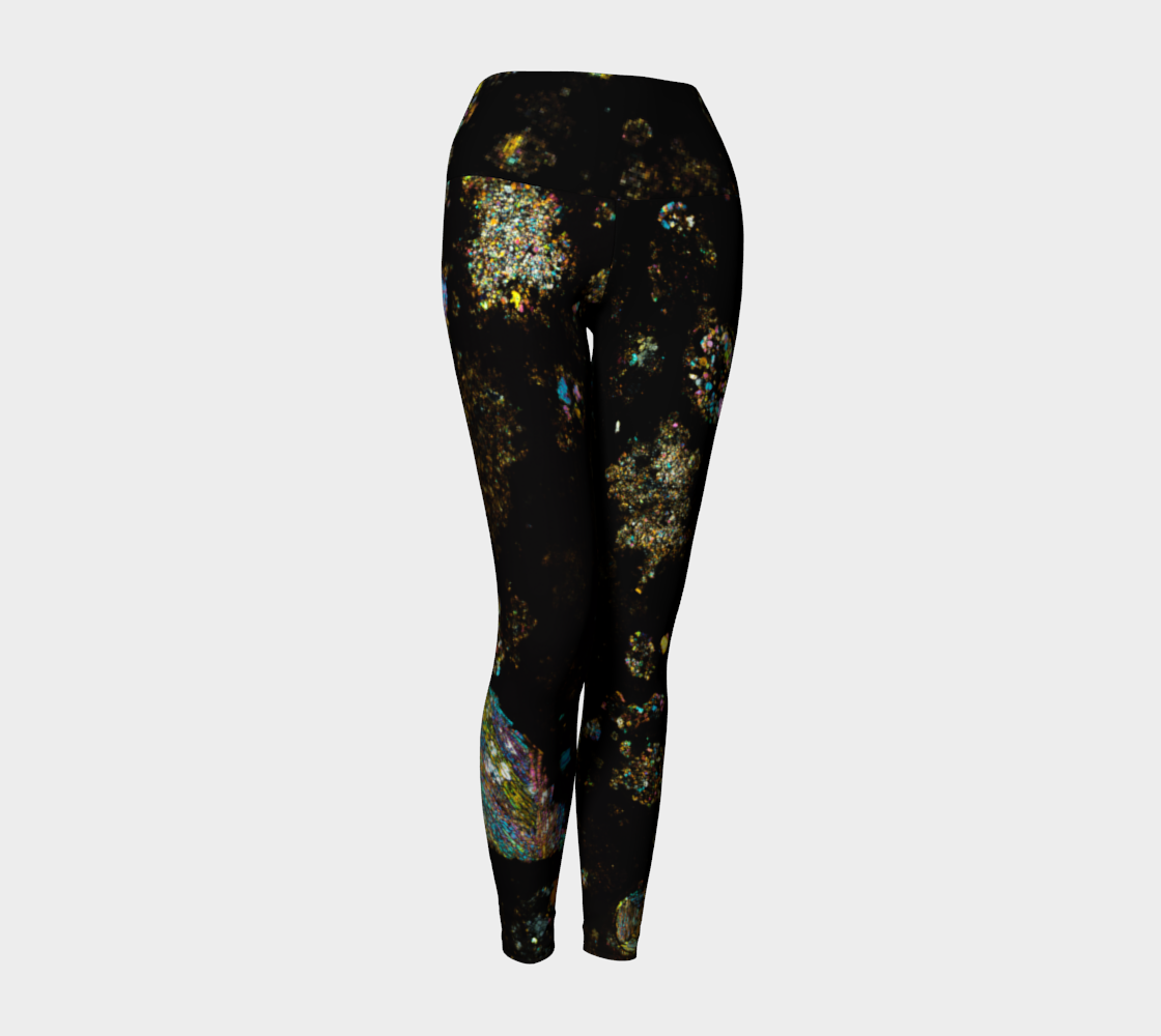 NWA 3118 Carbonaceous Chondrite Meteorite yoga leggings