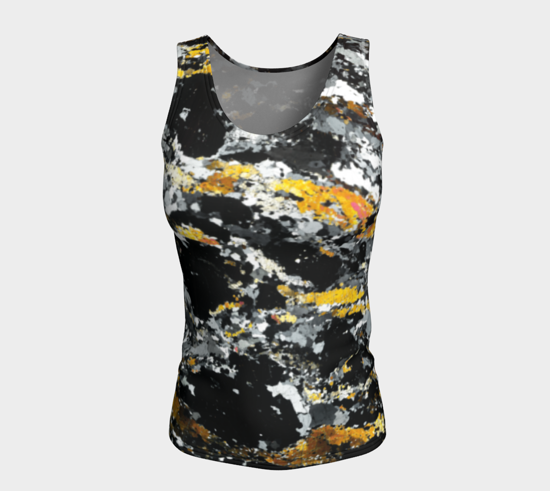 Garnet+Sillimanite Metapelite (Oygarden Group-Antarctica) fitted tank top