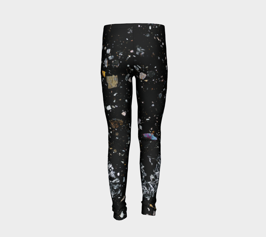 NWA 7034 ‘Black Beauty’ Martian Meteorite youth leggings