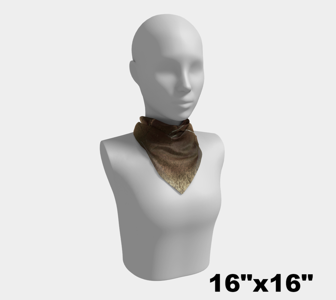 Bird's Eye Rhyolite 'Amazon Warrior' square scarf