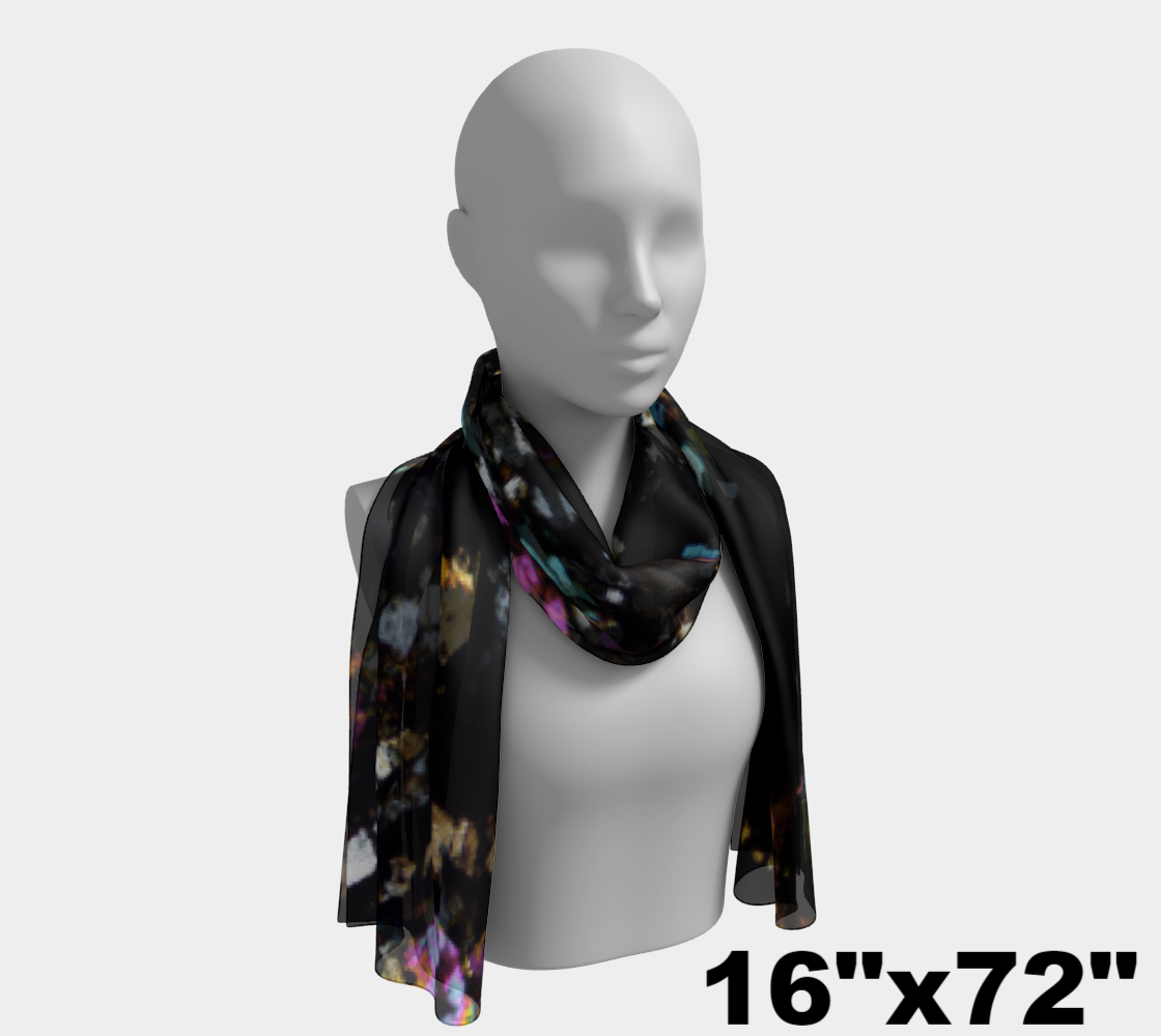 Campo del Cielo Iron Meteorite long scarf